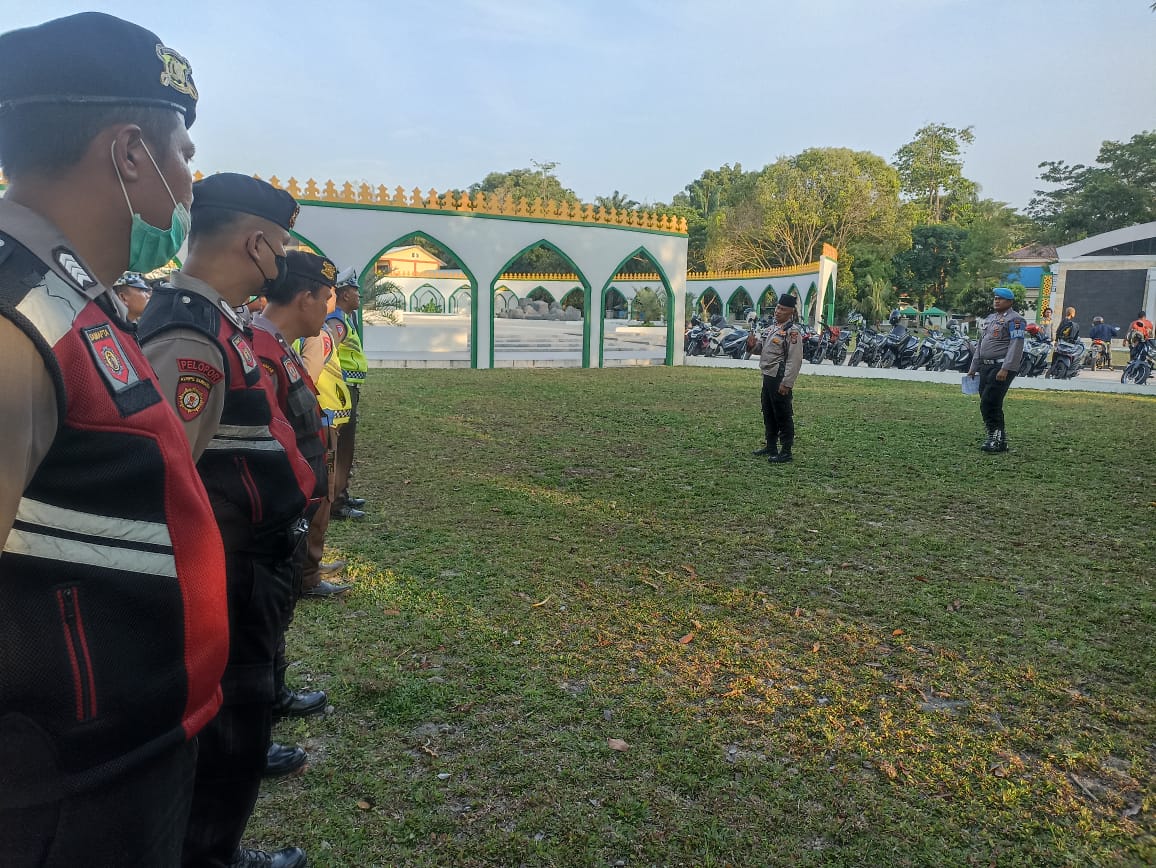 Polresta Deli Serdang laksanakan Pengamanan Tabligh Akbar Ustad Abdul Somad di Masjid Agung Pemkab. Deli Serdang