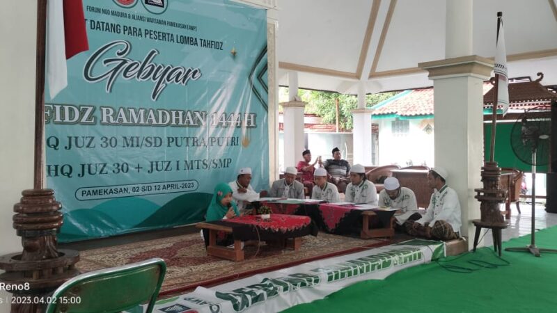 Forum N.G.O Madura Pamekasan gelar Musabaqoh Hifdzil Qur’an bersama Aliansi Wartawan Pamekasan (AWP)