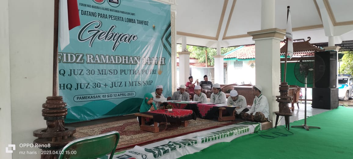 Forum N.G.O Madura Pamekasan gelar Musabaqoh Hifdzil Qur’an bersama Aliansi Wartawan Pamekasan (AWP)