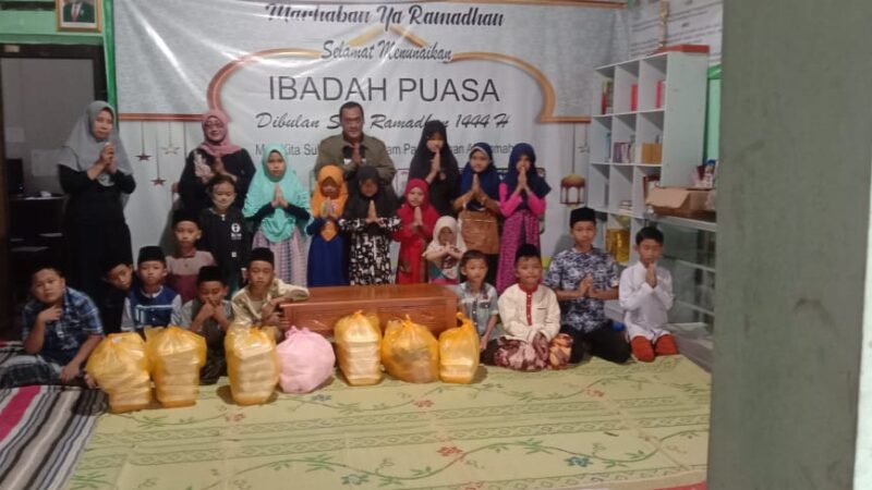 BERBAGI REZEKI DI BULAN SUCI RAMADAN 1444 HIJRIYAH UNTUK ANAK YATIM PIATU LKSA AL US UMAH PONOROGO.