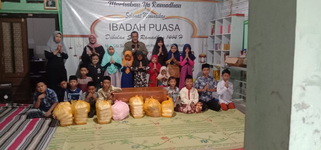 BERBAGI REZEKI DI BULAN SUCI RAMADAN 1444 HIJRIYAH UNTUK ANAK YATIM PIATU LKSA AL US UMAH PONOROGO.