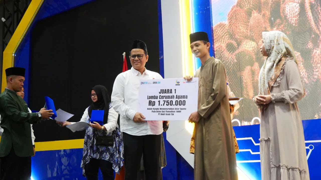 Meriahkan Ramadhan, PTBA Gelar Lomba Penceramah Agama Islam