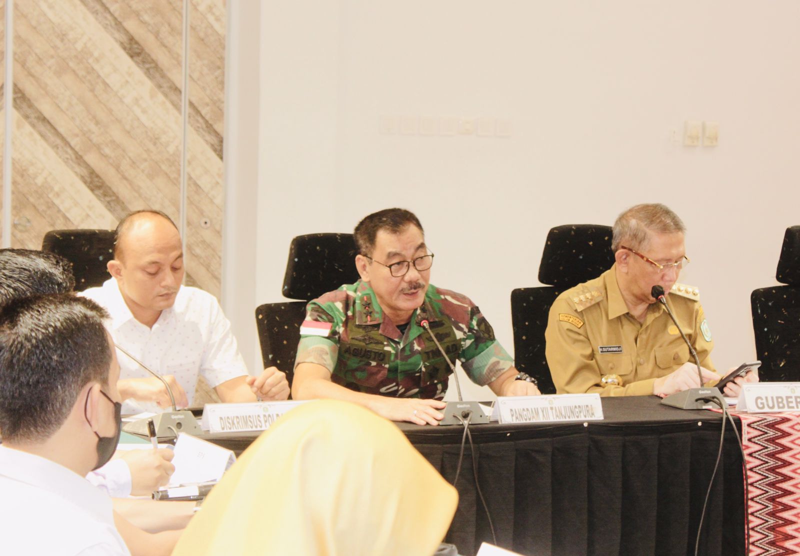 Pangdam XII/Tpr Ikuti Rakor Tim Pengendalian Inflasi Daerah Prov. Kalbar Jelang HKBN 2023
