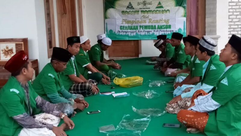 GP Ansor Ranting Proppo Menggelar Rutinitas Safari Ramadhan ke 3 Kalinya Selama Bulan Suci di Desa Pangtonggal Kecamatan Proppo Kabupaten Pamekasan.