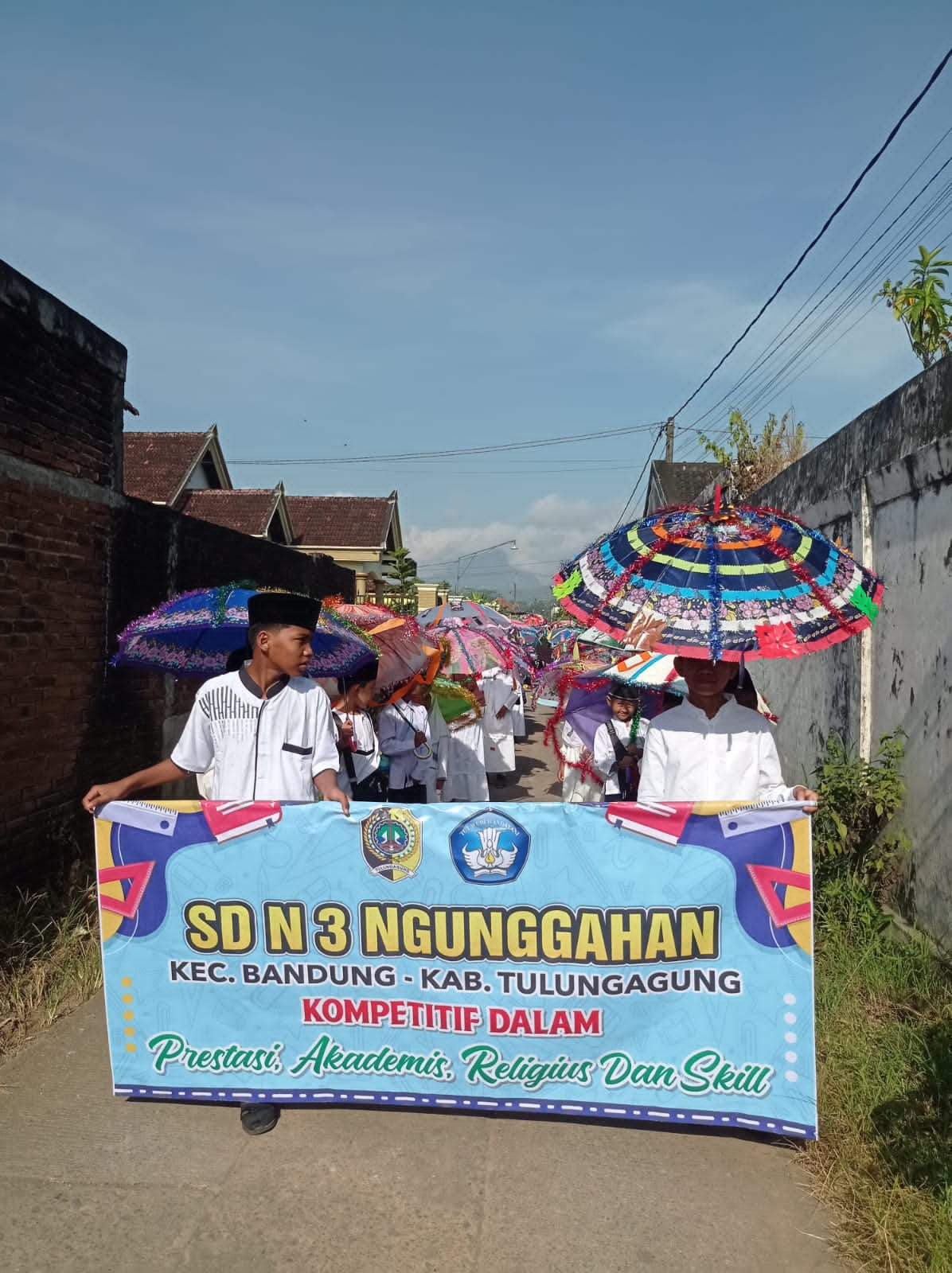 Dari Pawai Ta’aruf Hingga Pondok Ramadhan, Antusias Siswa-Siswi SD Negeri 3 Ngunggahan Tulungagung Memang Luar Biasa