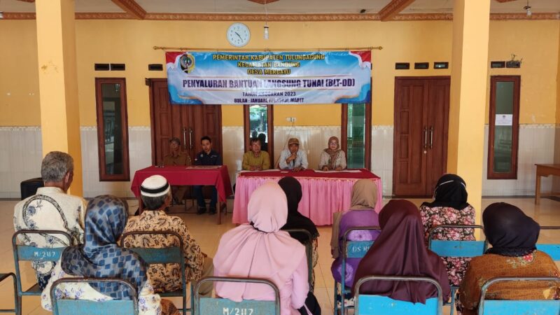Pemerintah Desa Mergayu Tulungagung Salurkan BLT DD 2023