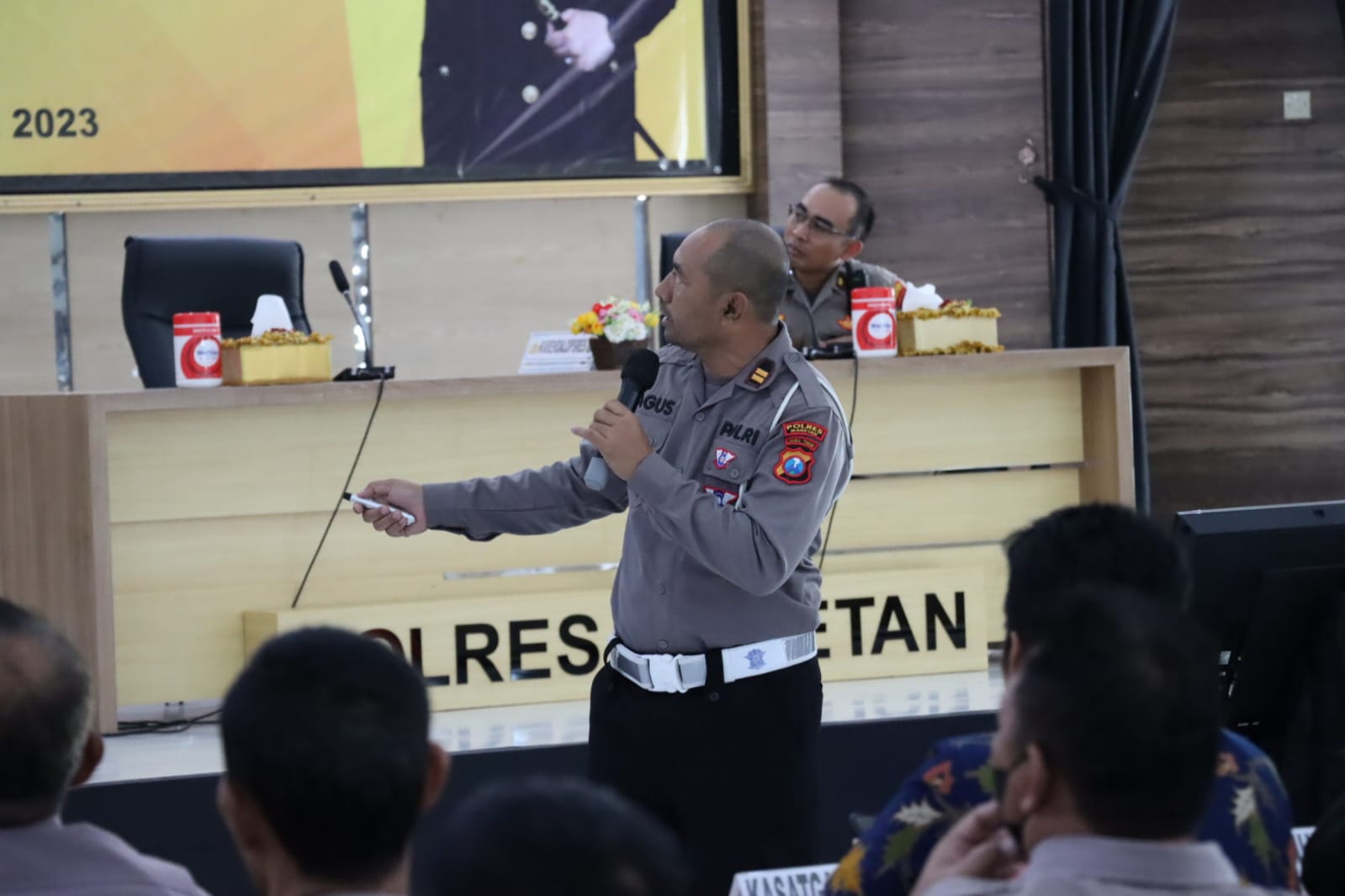 Samakan Pola Pikir Dan Pola Tindak, 270 Personil Polres Magetan Gelar Latihan Praops Ketupat Semeru 2023.