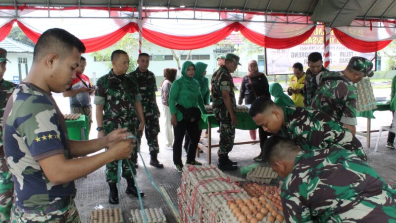 Kodim 1015/Sampit Gelar Bazar Murah Ramadhan 1444 H.