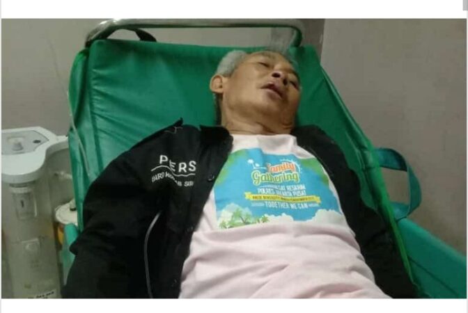 Hilman Sudakta Wartawan Senior Sukabumi Kondisi Kritis Akibat Lakalantas Di Cibadak
