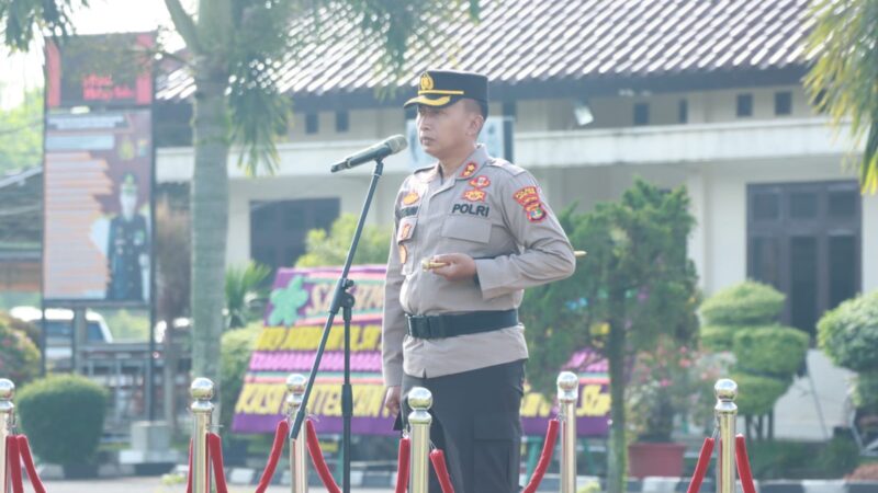 293 Personil Polres Lampung Utara Bersama TNI dan Instansi Terkait Amankan Arus Mudik