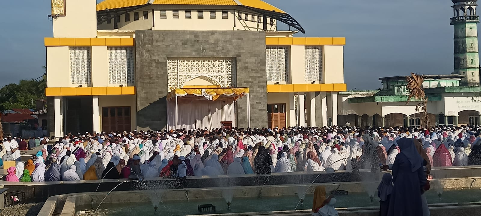 Ratusan Personel TNI – Polri Laksanakan Pengamanan Sholat Ied Di Wilkum Polresta Deli Serdang