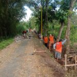 Pemerintah Desa Gandri Kecamatan Pangkur Kabupaten Ngawi Gunakan Dana Desa Untuk Bangun TPT
