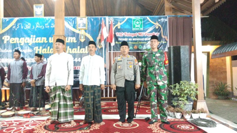 Pemdes Pangkur Kabupaten Ngawi Selenggarakan Pengajian Umum, Dalam Rangka Halal Bi Halal.