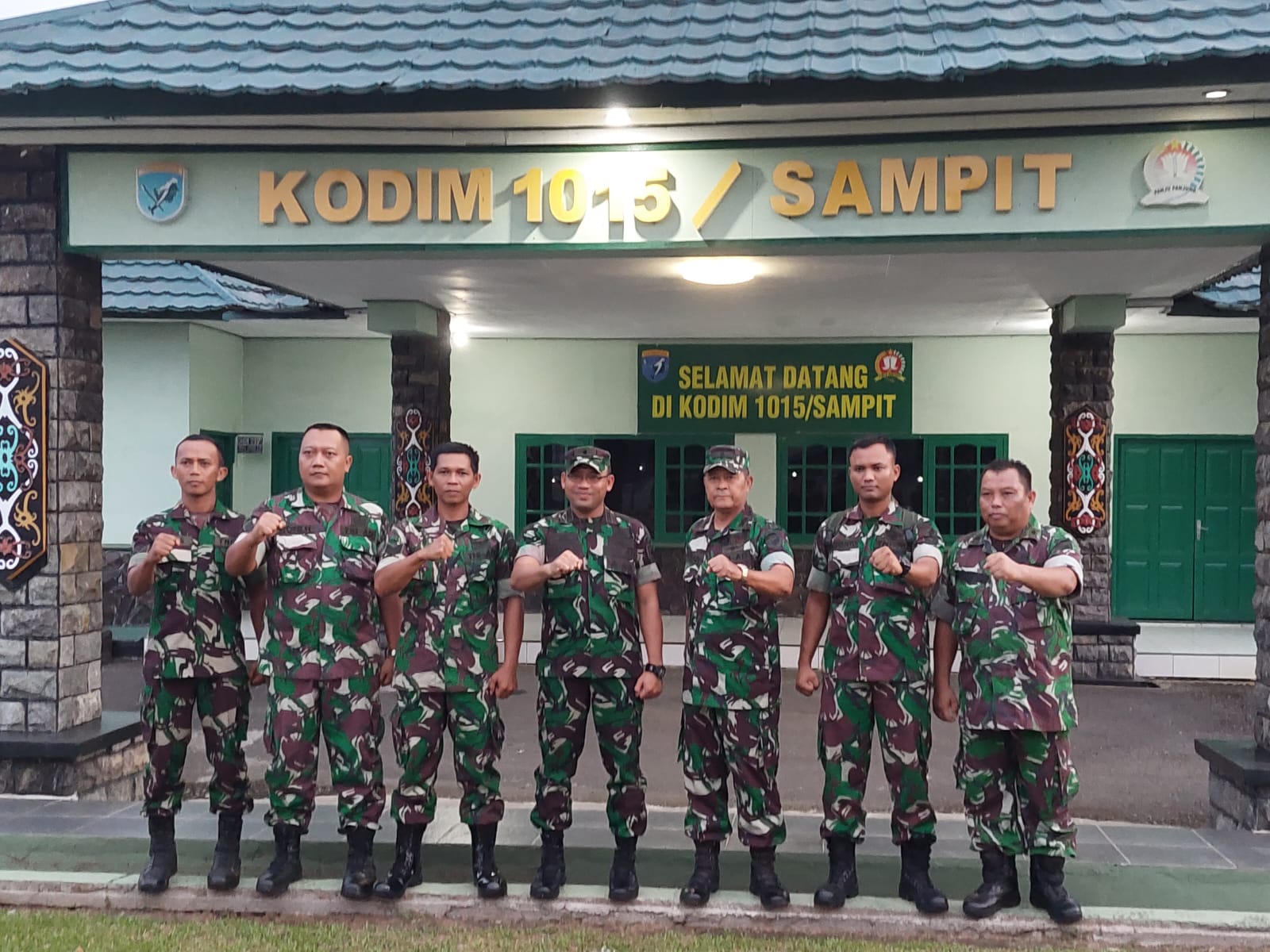 Kodim 1015/Sampit Terima Kunjungan Tim Wasev Bidang Wanwil Kodam XII/Tanjungpura
