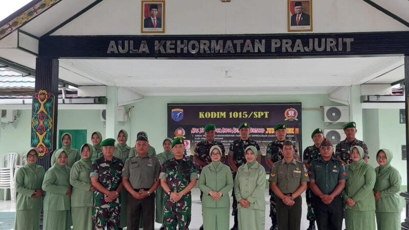 Komandan Kodim 1015/Sampit Pimpin Acara Korps Rapot Pindah Satuan dan Purna Tugas