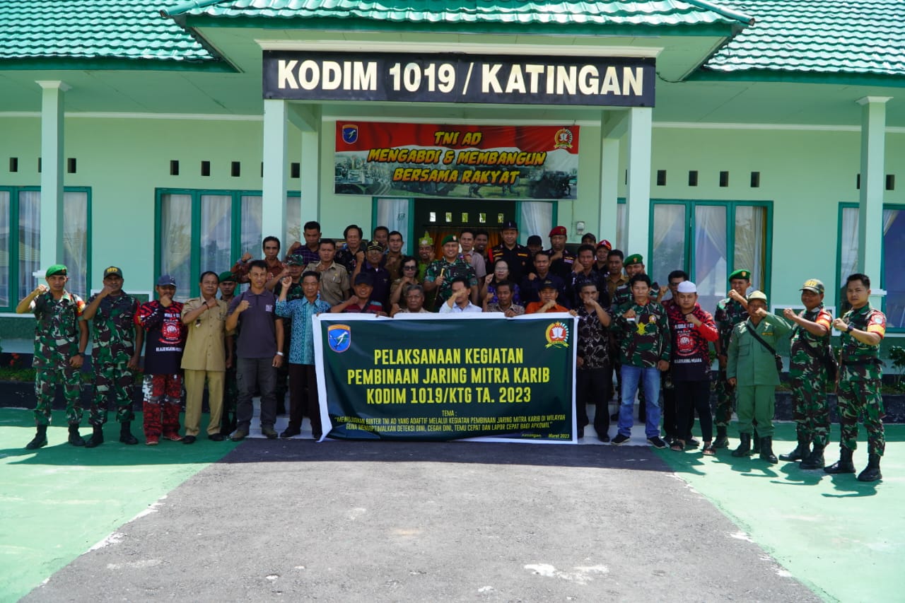 Kodim 1019/Katingan Laksanakan Kegiatan Pembinaan Jaring Mitra Karib