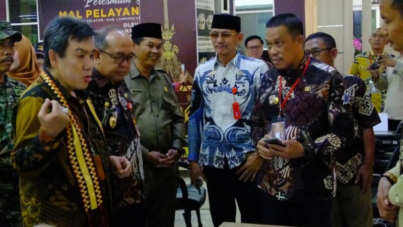 Pemerintah Kabupaten Lampung Utara Membuka Secara Resmi Mall Pelayanan Publik.