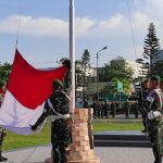 Peringati Hari Kebangkitan Nasional Ke 115, Kodim 1015/Sampit Gelar Upacara Bendera