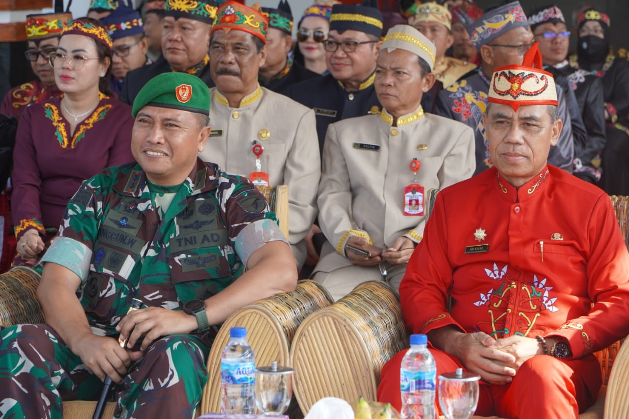 Dandim 1019/Ktg Hadiri Upacara Peringatan dan Perayaan Hari Jadi ke-66 Provinsi Kalimantan tengah dan Harkitnas
