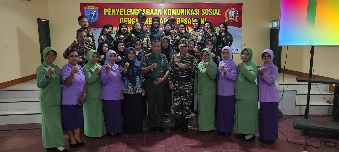 Kodim 1015/Sampit Gelar Komunikasi Sosial Bersama Keluarga Besar TNI