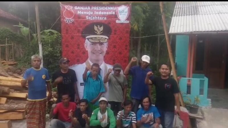 Relawan Teman Ganjar Brebes Terus Bentuk Pokja Tiap Desa Sampai Tingkat RW.