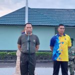 Untuk Memperkuat Sinergitas TNI-Polri Kodim 1015/Sampit Bersam Polres Kotim Laksanakan Olahraga Bersama