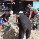 Serka Dasril Gotong Royong Bersama Warga Perbaiki Jalan Yang Rusak