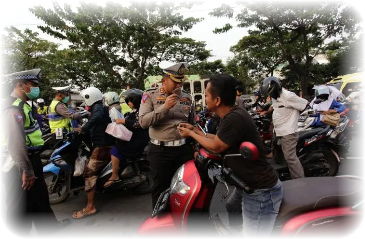 Satlantas Polrestabes Surabaya dan Polsek Tambaksari Gelar Razia, Amankan 20 Kendaraan Tanpa STNK