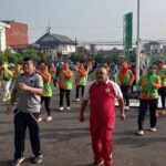 Kecamatan Ciomas Menggelar Acara Senam Sehat Dalam Rangka Hari Jadi Bogor Ke 541