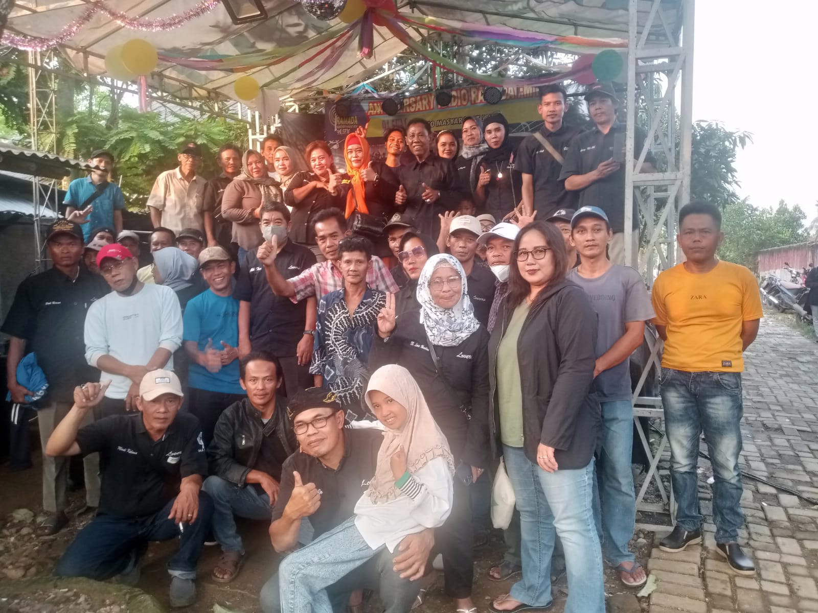 HUT Ke 6 Radio Ramada FM Bogor Berikan Santunan Kepada 25 Yatim Piatu.
