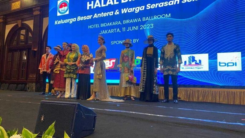 Didukung PTBA, Songket dan Batik Khas Tanjung Enim Meriahkan Halal Bihalal Antera