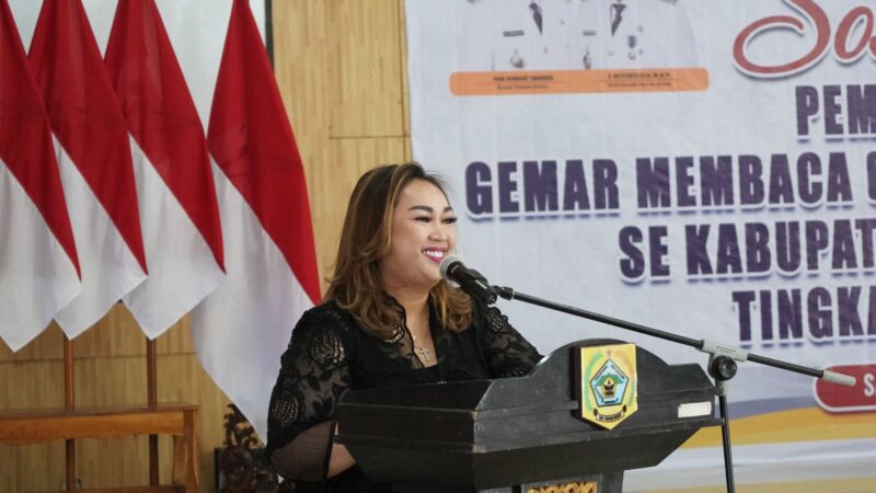 Ketua TP PKK Membuka Pelaksanaan Final Lomba Bertutur Tingkat Kabupaten Pakpak Bharat