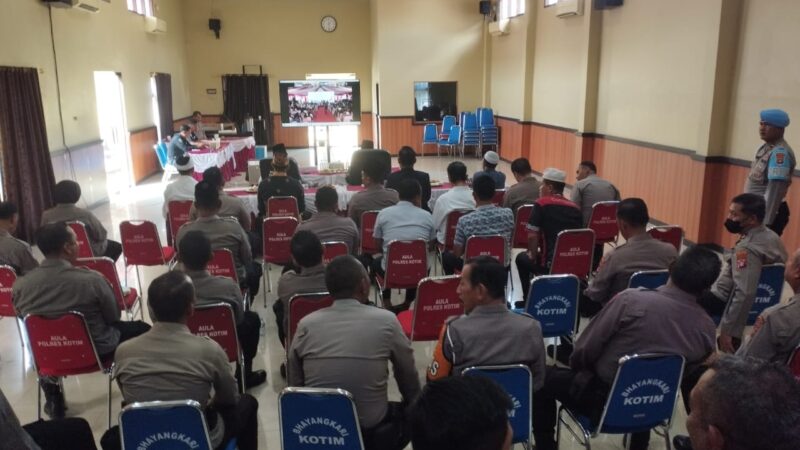 Komandan Kodim 1015/Sampit Hadiri Doa Bersama Lintas Agama HUT Bhayangkara ke 77