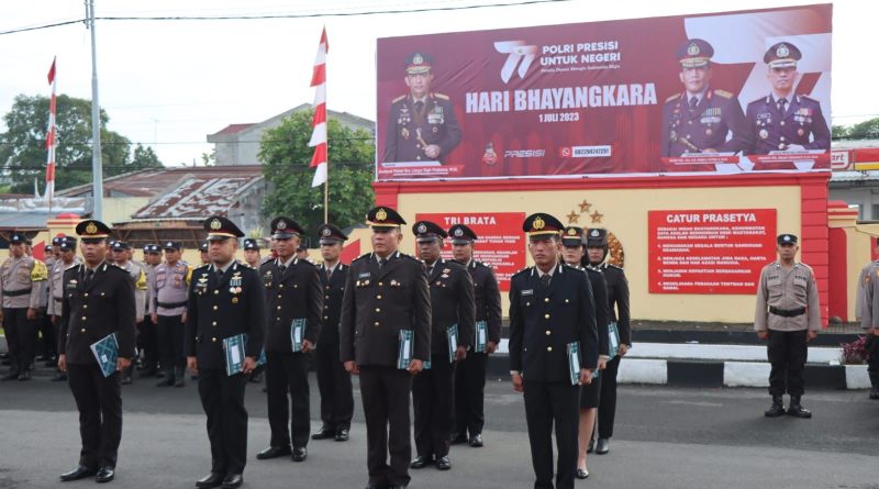 Polresta Deli Serdang Gelar Upacara Peringatan Hari Bhayangkara Ke – 77