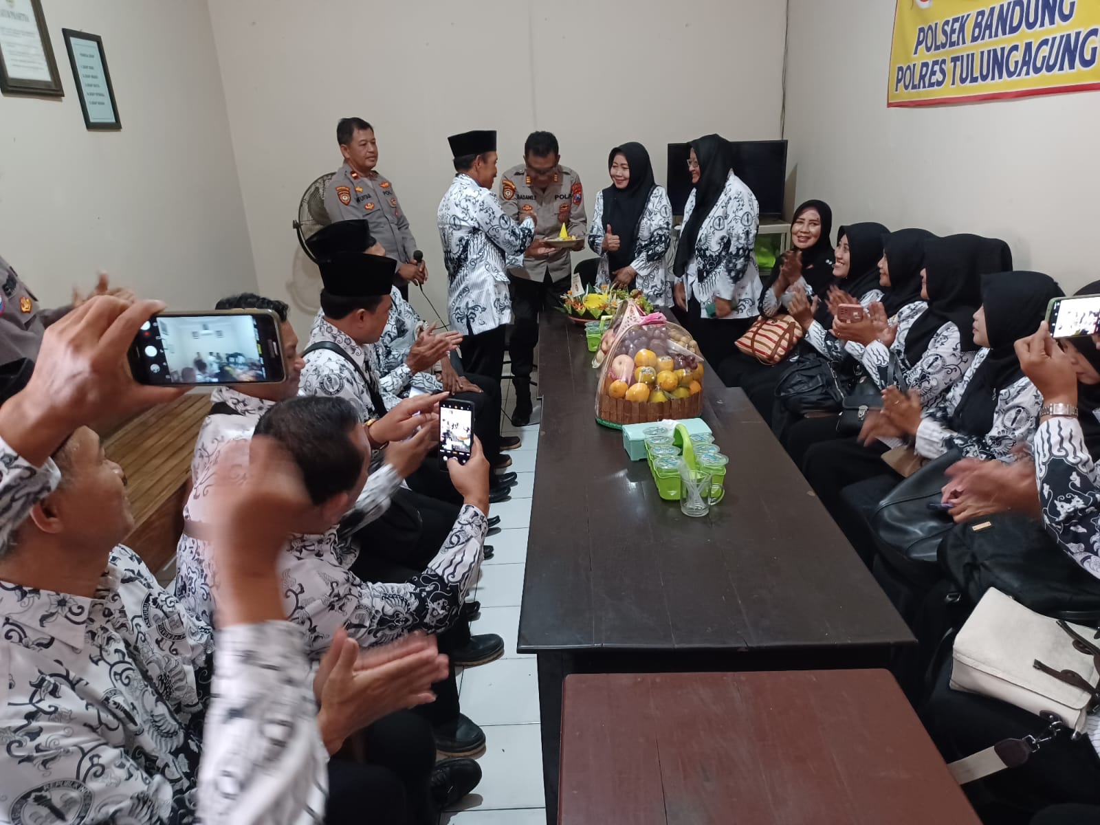 Keakraban Keluarga Besar Korwil UPASP Bandung Kabupaten Tulungagung Rayakan Hari Bhayangkara ke-77