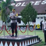 Polres Lampung Utara Laksanakan Apel Gelar Pasukan Ops Patuh Krakatau 2023