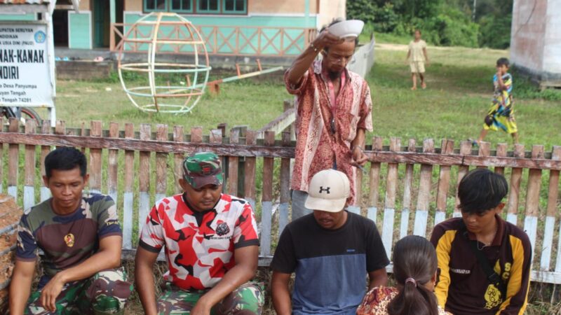 Tradisi Tepung Tawar Awali Kegiatan Satgas TMMD ke 117 Kodim 1015/Sampit