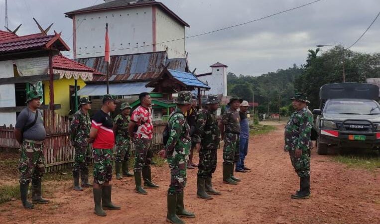 Awali Aktivitas, Satgas TMMD ke-117 Kodim 1015/Sampit Laksanakan Apel Pagi