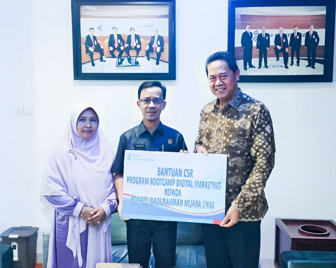 Dukung Dunia Pesantren Bank Sumsel Babel Gelontorkan Dana CSR