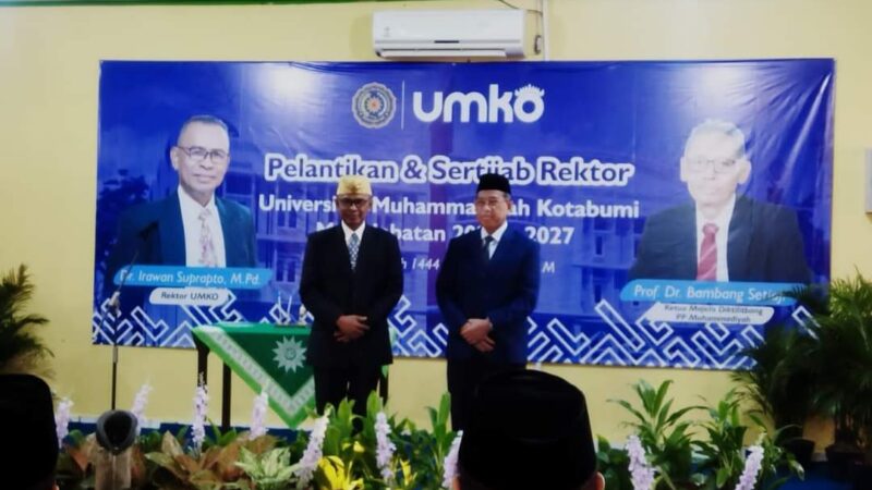 Bupati Lampung Utara Budi Utomo Menghadiri Pelantikan Irawan Suprapto Jadi Rektor UMKO Periode 2023-2027