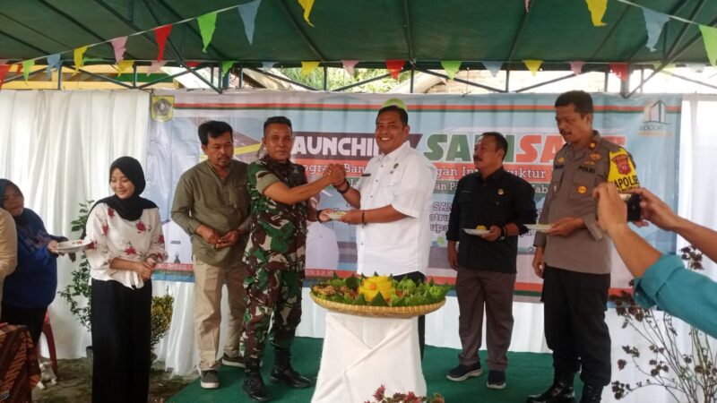 Launching Samisade Di Kp. Cibeber Bogor, Fokus Betonisasi Jalan Lingkungan.