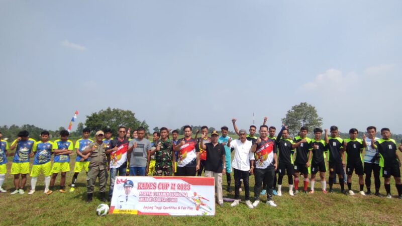 Kades Cup Ke Dua Cilaku Bogor Resmi Dimulai
