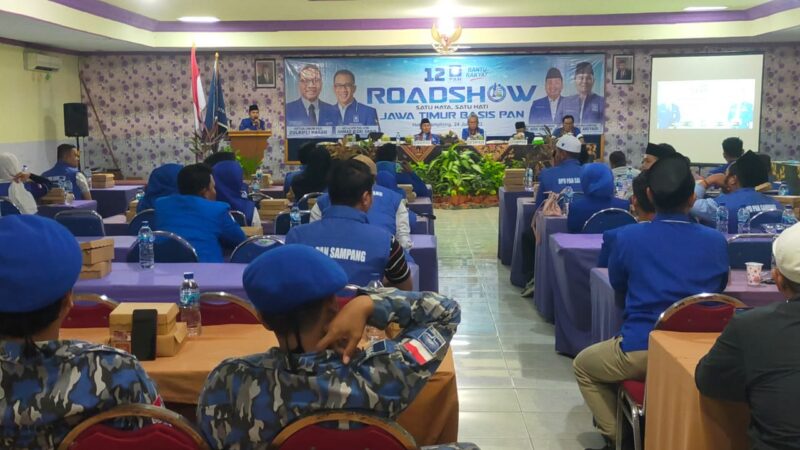 Dengan Tema “Road Show” DPW PAN Jatim Ahmad Rizki Sadiq Motivasi Bacaleg dan Kader Sampang