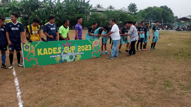 Kades M. Rodis Faisal Resmi Membuka Kades Cup Ke 2.