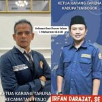 Suherman Oki Ketua Kartar Kecamatan Tenjo Juga Kang Irfan Darajat Ketua Karang Taruna Kabupaten Bogor Mengucapkan Selamat Hari Besar Islam 1Muharam 1445H.