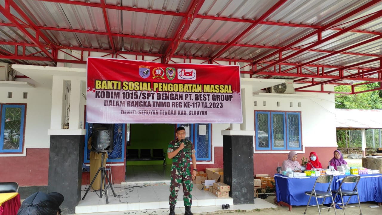 Dansatagas TMMD ke 117 Dampingi Langsung Kegiatan Baksos