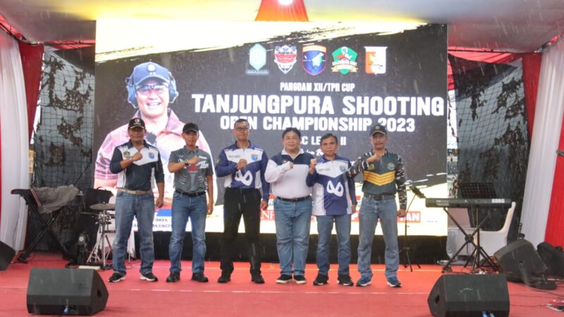 Kasdam XII/Tpr Tutup Lomba Tembak Tanjungpura Shooting Open Championship 2023