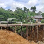 Pembangunan Jembatan TMMD Reguler Ke-117 Kodim 1015/Sampit Sudah 100 Persen