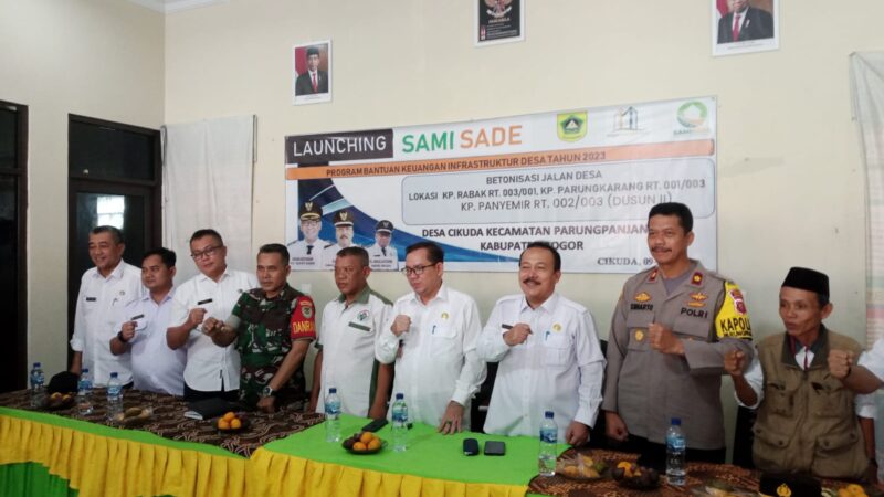 Launching Samisade Desa Cikuda Kecamatan Parung Panjang Bogor.