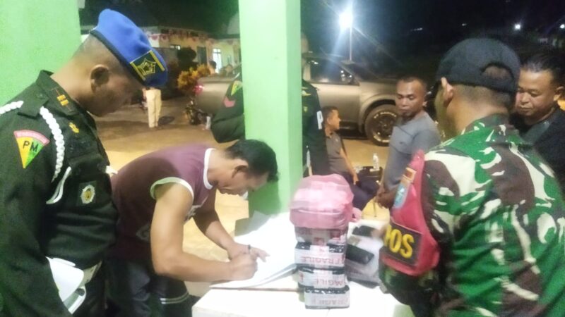 Tindak Lanjut Dari Dansatgas Yonarmed 16/TK Dalam Menggagalkan Penyelundupan Narkoba Jenis Shabu Kurang Lebih 10 Kg